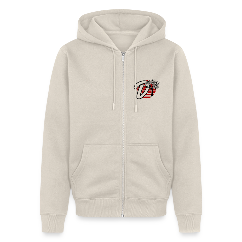 Veste à capuche zippée moto SPORTSTER – DOUDSON Factory Racing - beige