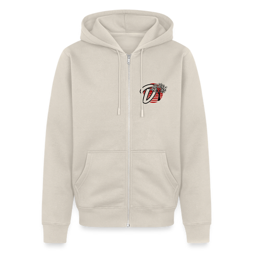 Veste à capuche zippée moto SPORTSTER – DOUDSON Factory Racing - beige