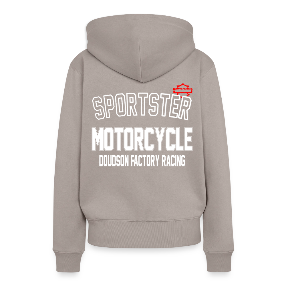 HD - Sportster - à capuche Premium pour femmes - taupe