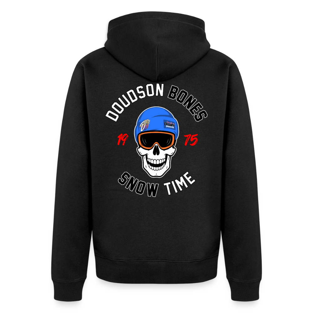 Veste à capuche zippée BONES Snow Time – DOUDSON - noir