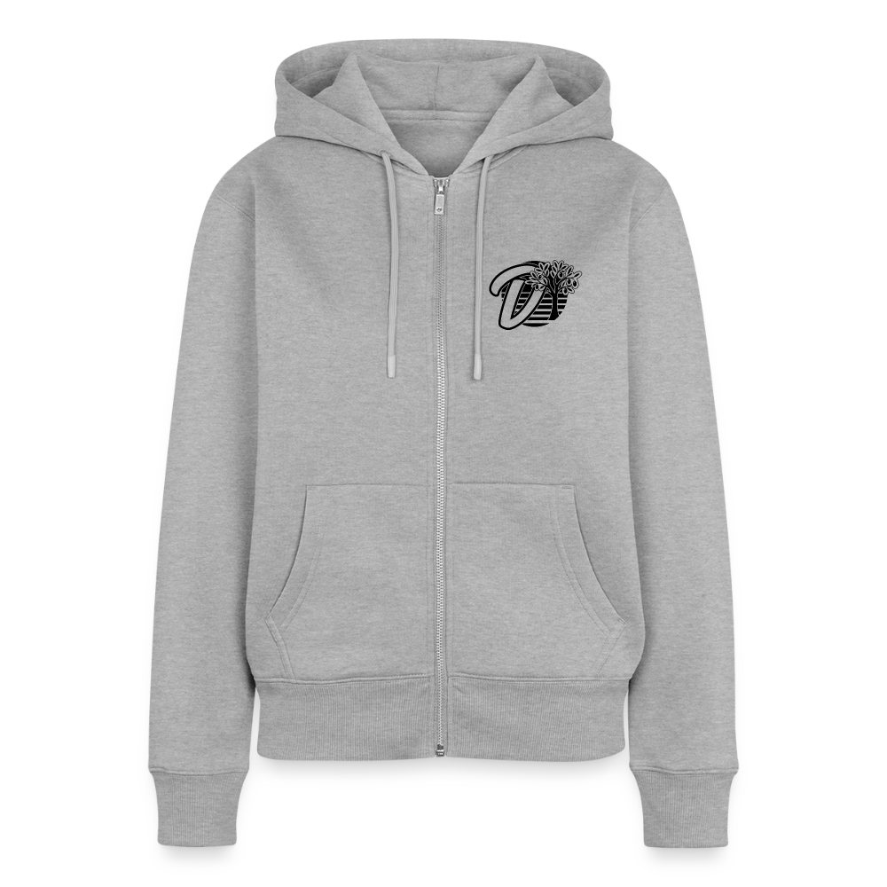 Veste à capuche zippée femme moto Sport Glide – DOUDSON Factory Racing - gris chiné