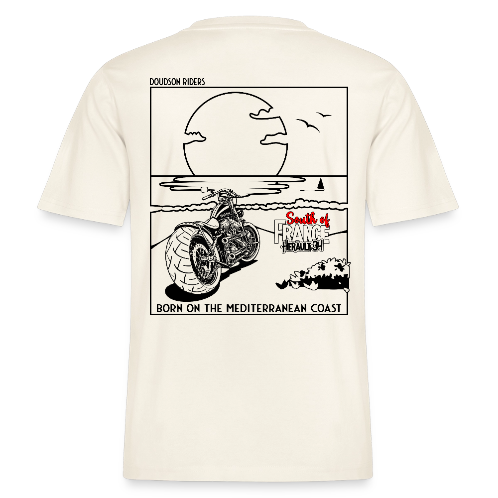 Rider Landscape - Plage - blanc nature