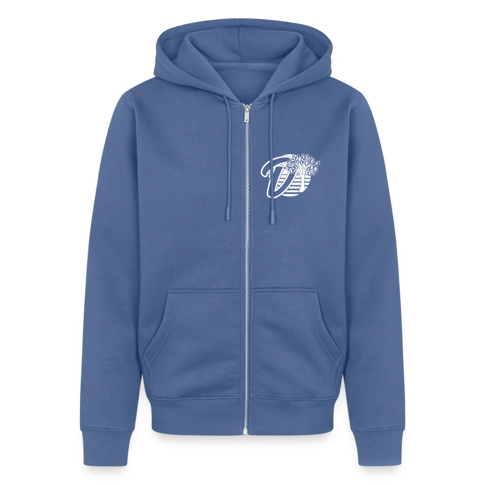 Veste à capuche zippée BONES Snow Time – DOUDSON - bleu pigeon