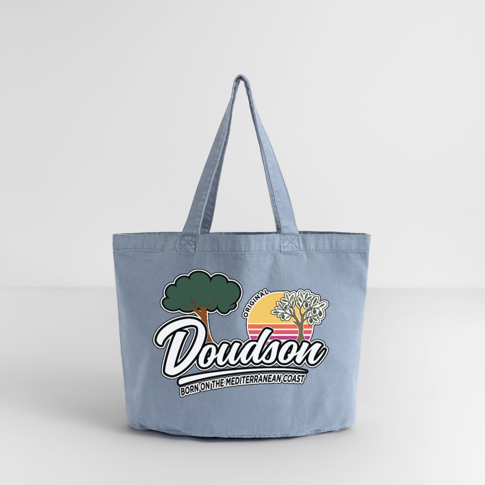 Sac cabas vintage délavé - vintage light blue
