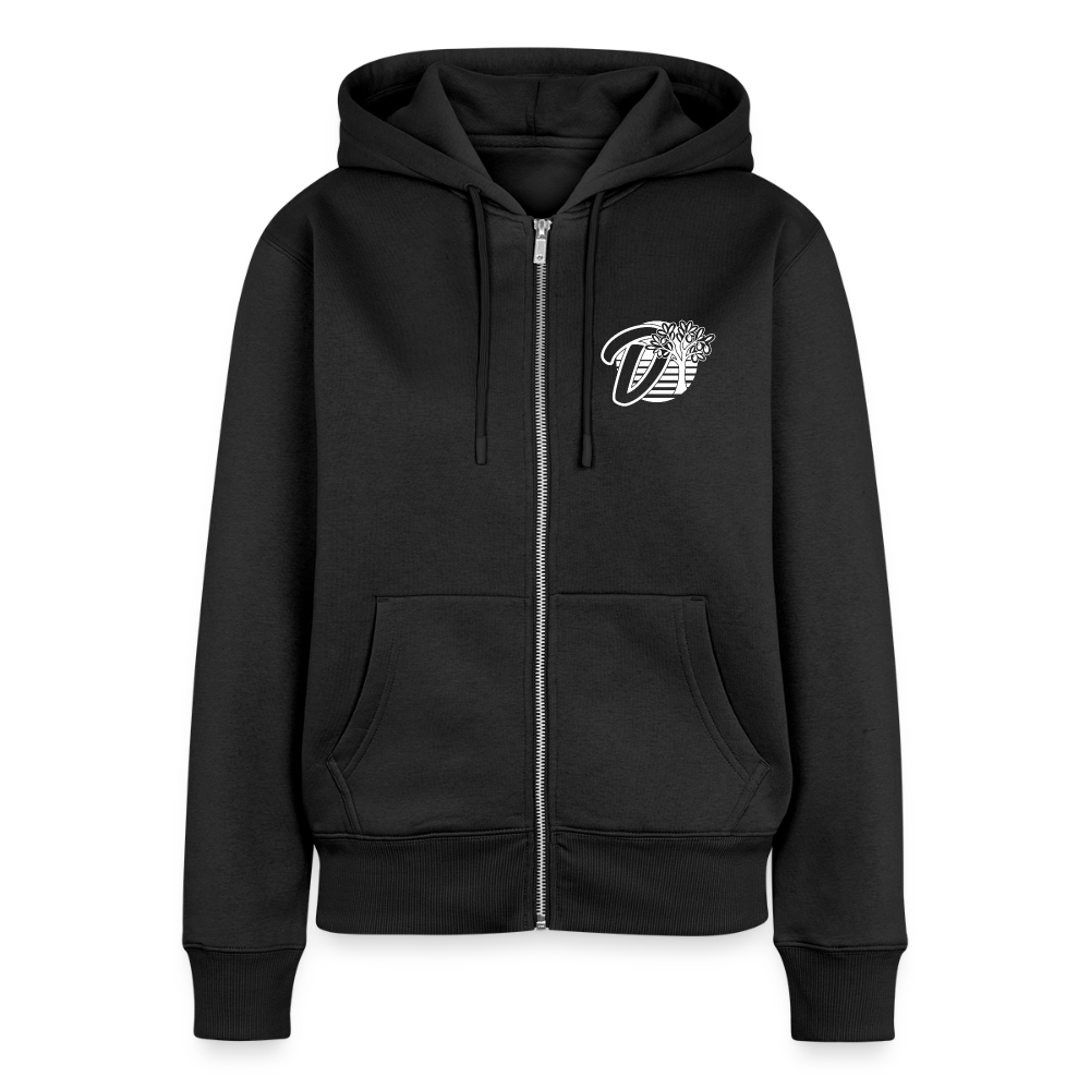 Veste à capuche zippée femme moto Sport Glide – DOUDSON Factory Racing - noir