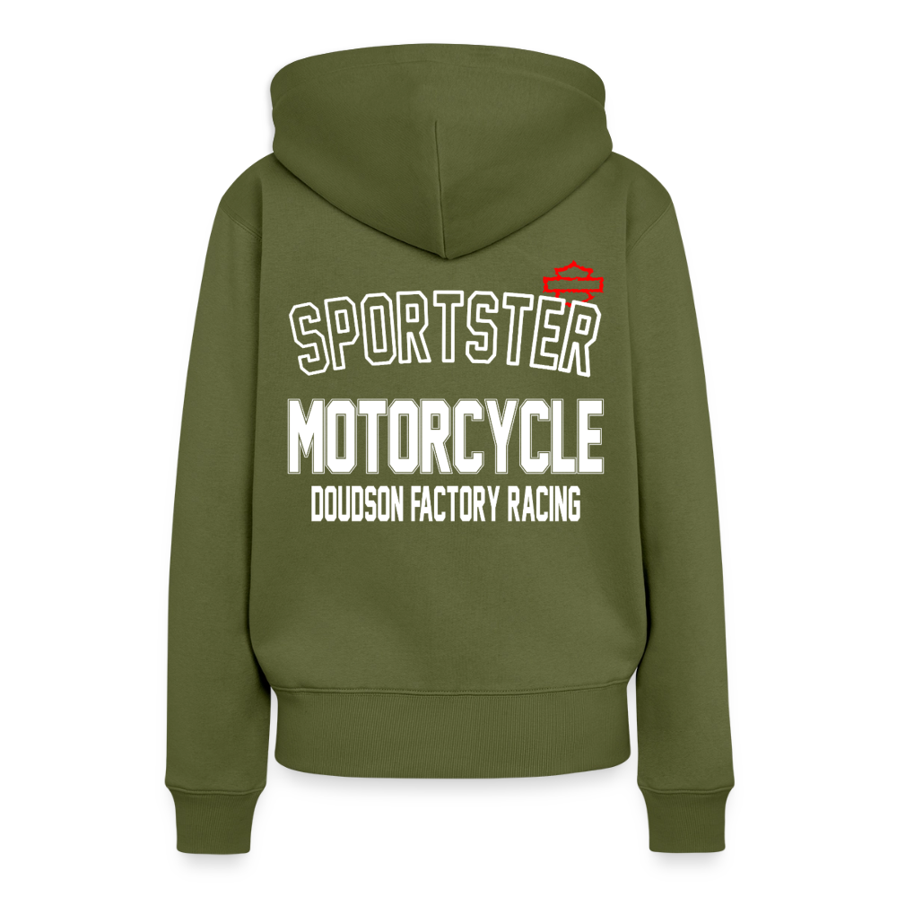 HD - Sportster - à capuche Premium pour femmes - kaki