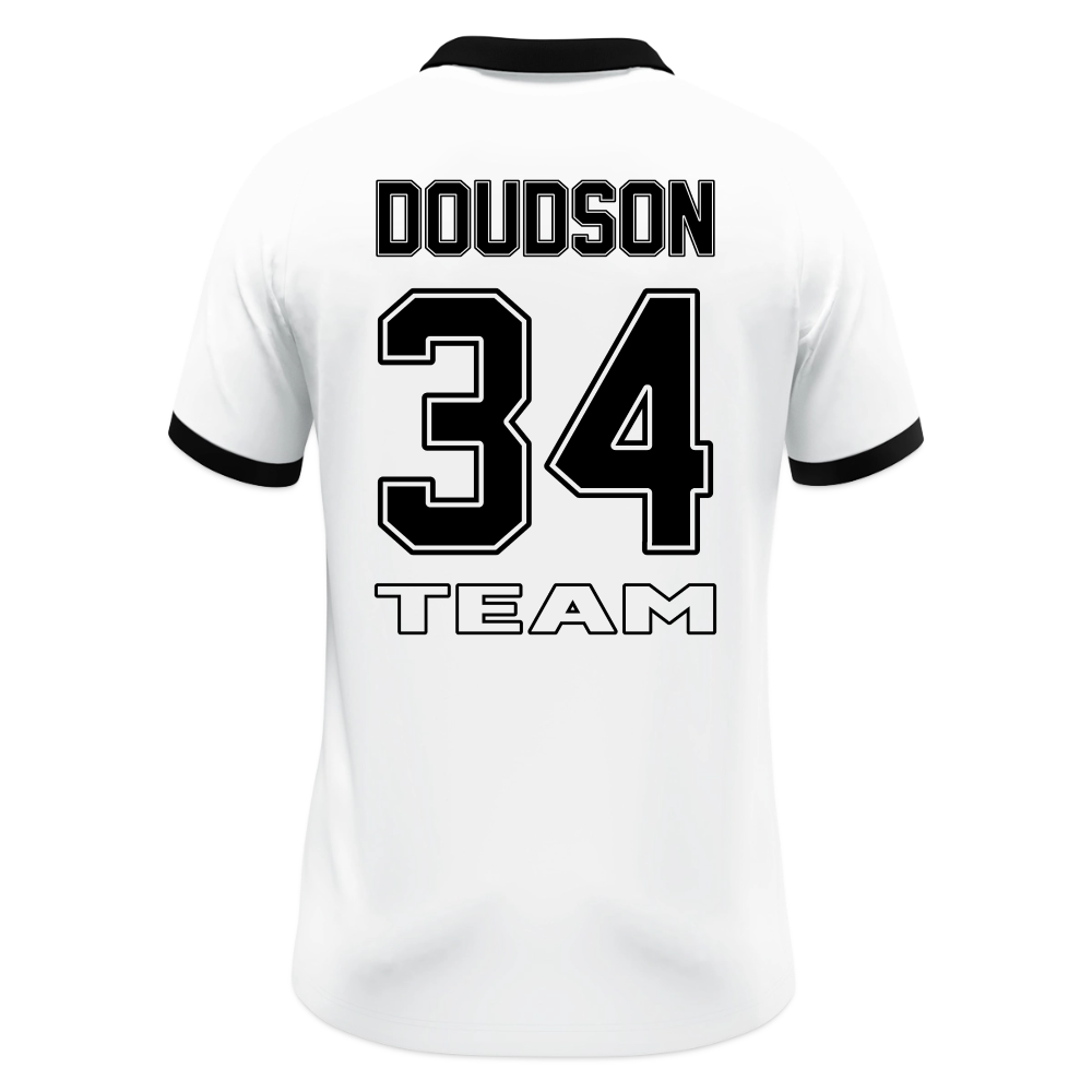 Maillot blanc Micro-Mesh DOUDSON Team 34 Glory