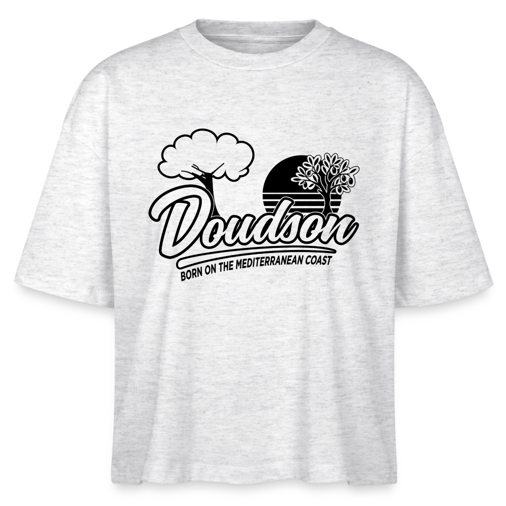 T-shirt femme Sport Glide Oversize Bio – DOUDSON Factory Racing - blanc chiné