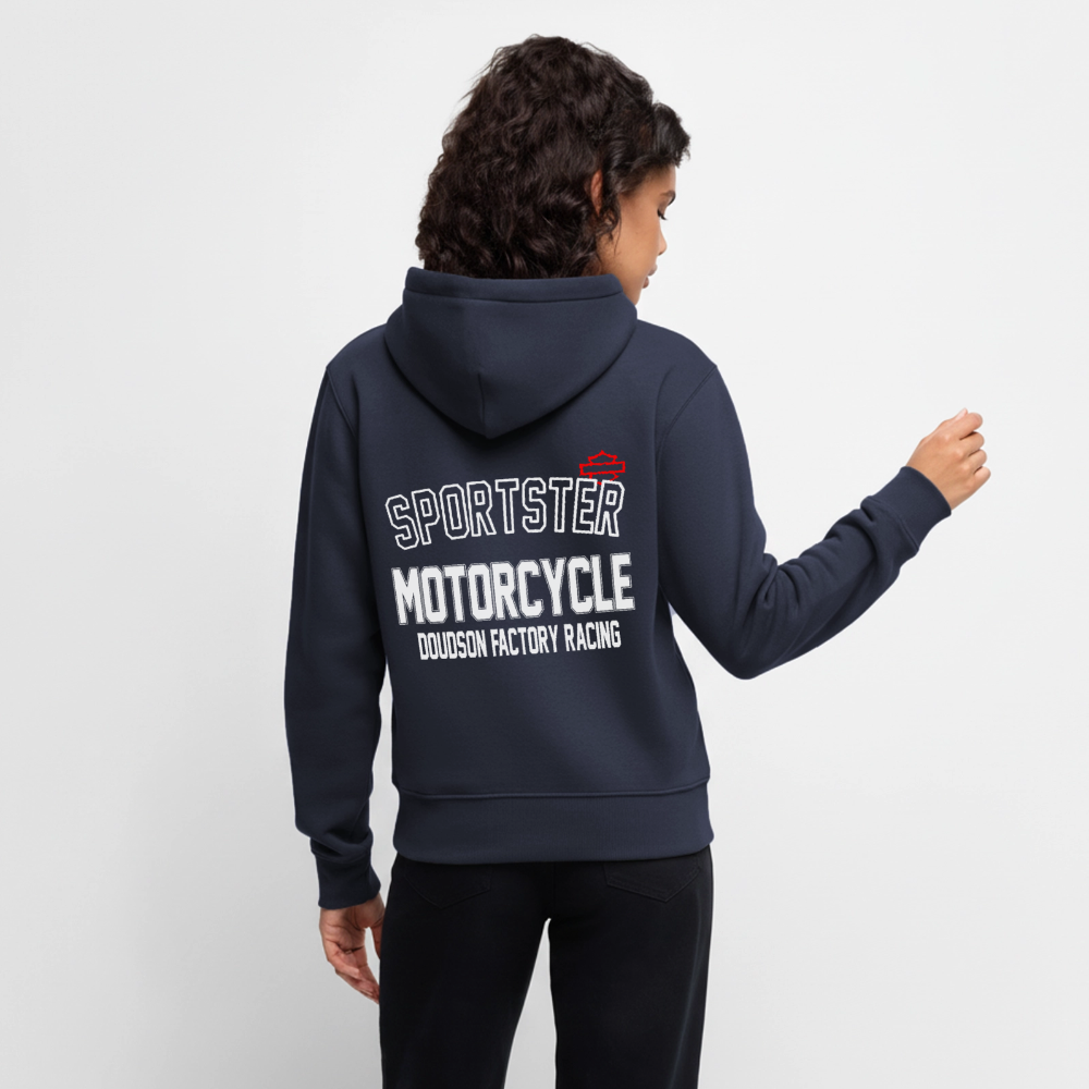 HD - Sportster - à capuche Premium pour femmes - bleu marine
