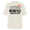 T-shirt oversize moto Low Rider ST – DOUDSON RIDER - blanc cassé