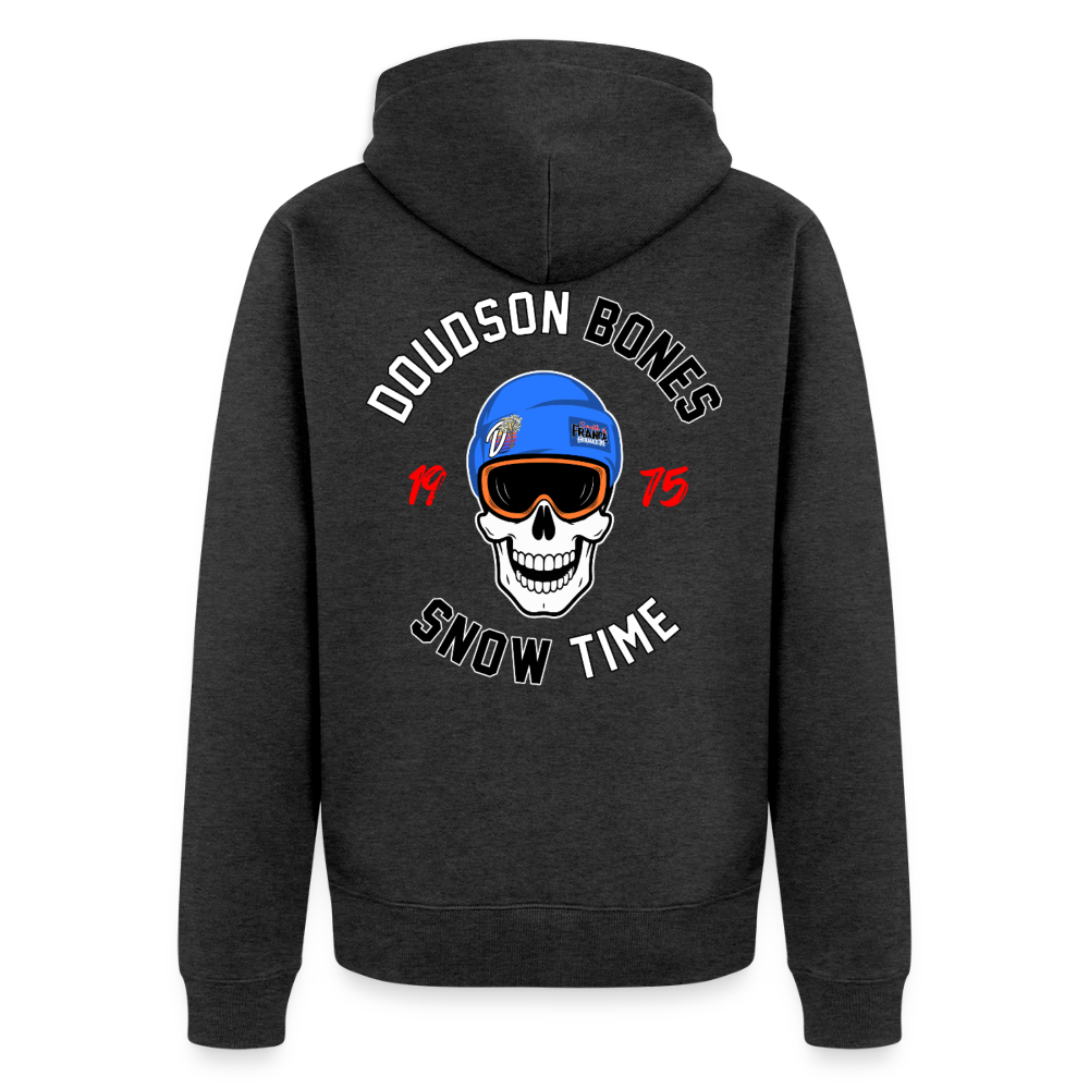 Veste à capuche zippée BONES Snow Time – DOUDSON - anthracite chiné