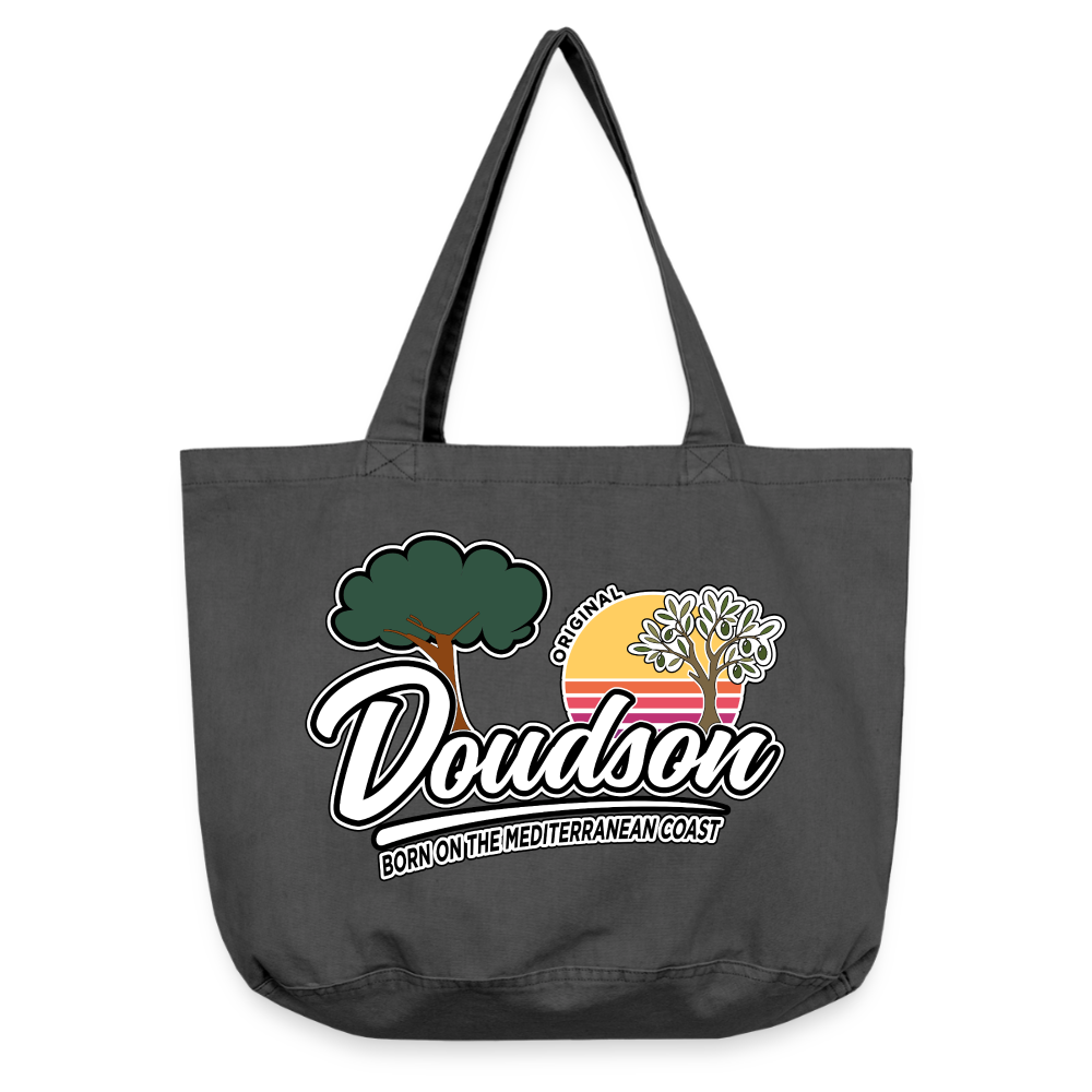 Sac cabas vintage délavé - noir vintage