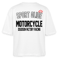 T-shirt femme Sport Glide Oversize Bio – DOUDSON Factory Racing - blanc
