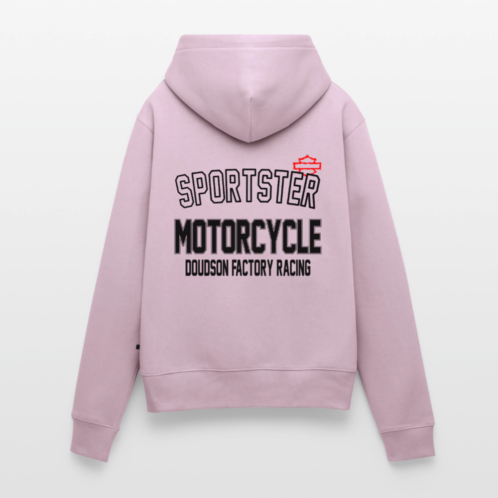 HD - Sportster - à capuche Premium pour femmes - rose poudré