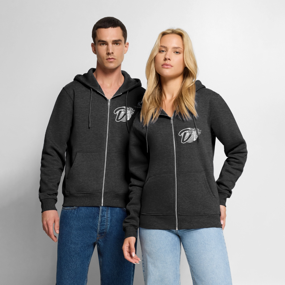 Veste à capuche zippée BONES Snow Time – DOUDSON - anthracite chiné