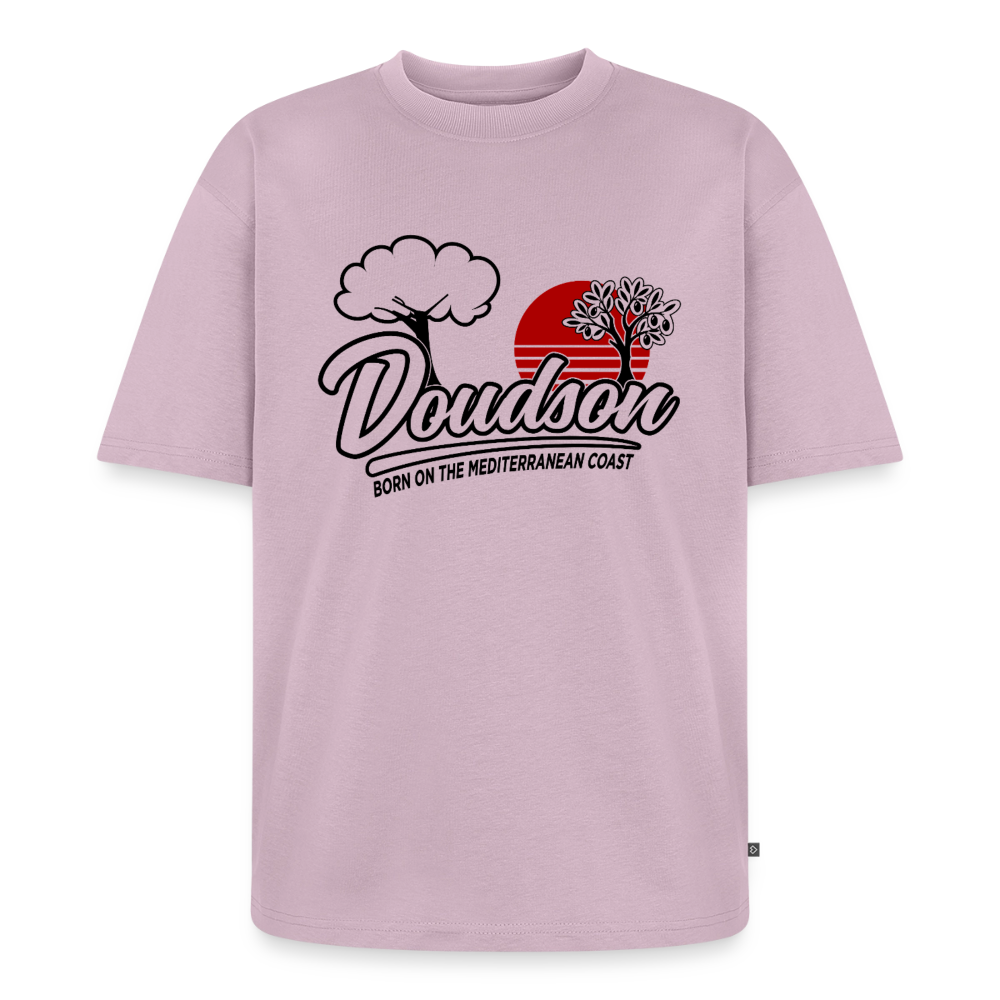 T-shirt Premium bio oversize Unisexe - DOUDSON WILD - Plage - rose poudré