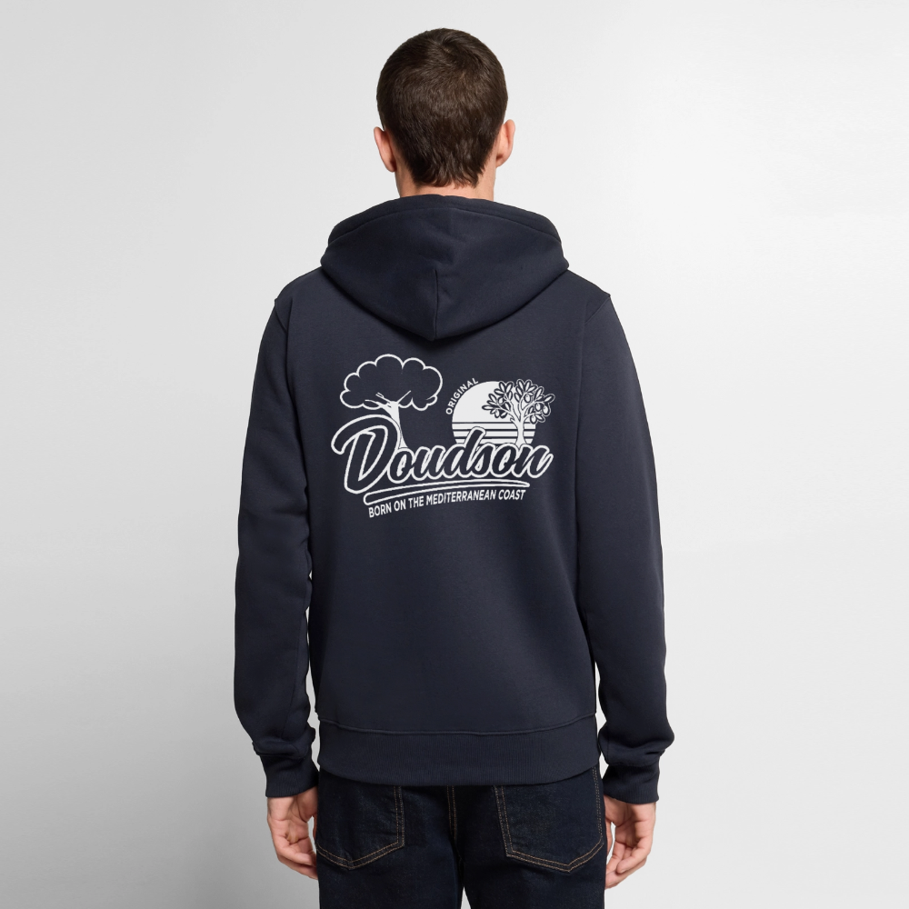 Veste à capuche Premium Homme - bleu marine