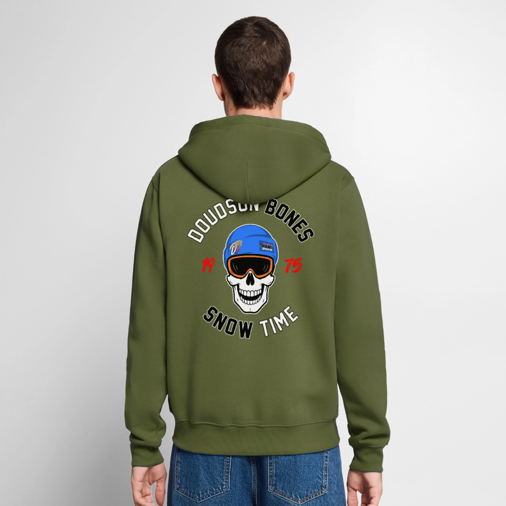 Veste à capuche zippée BONES Snow Time – DOUDSON - kaki