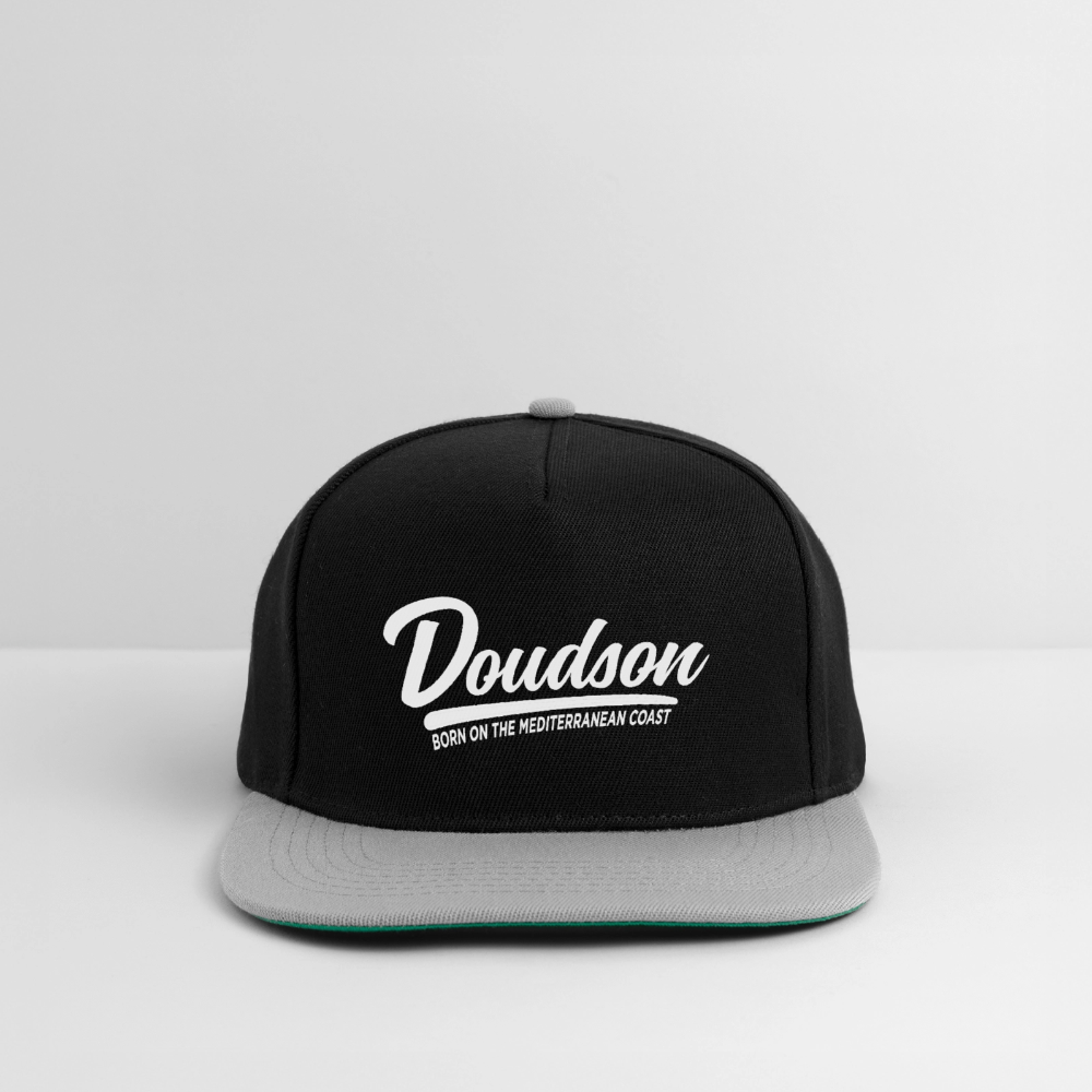 Casquette snapback - noir/gris