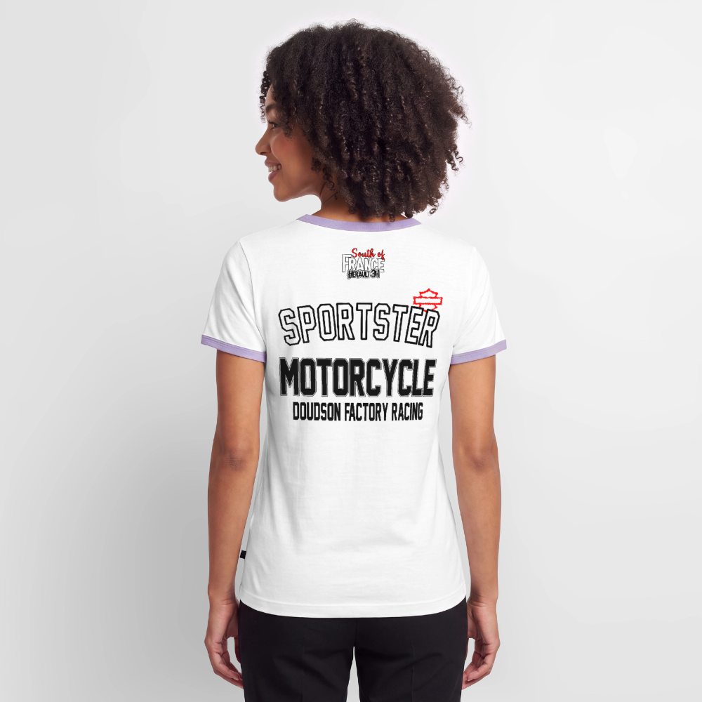 HD - Sportster - Femme - blanc/lavande