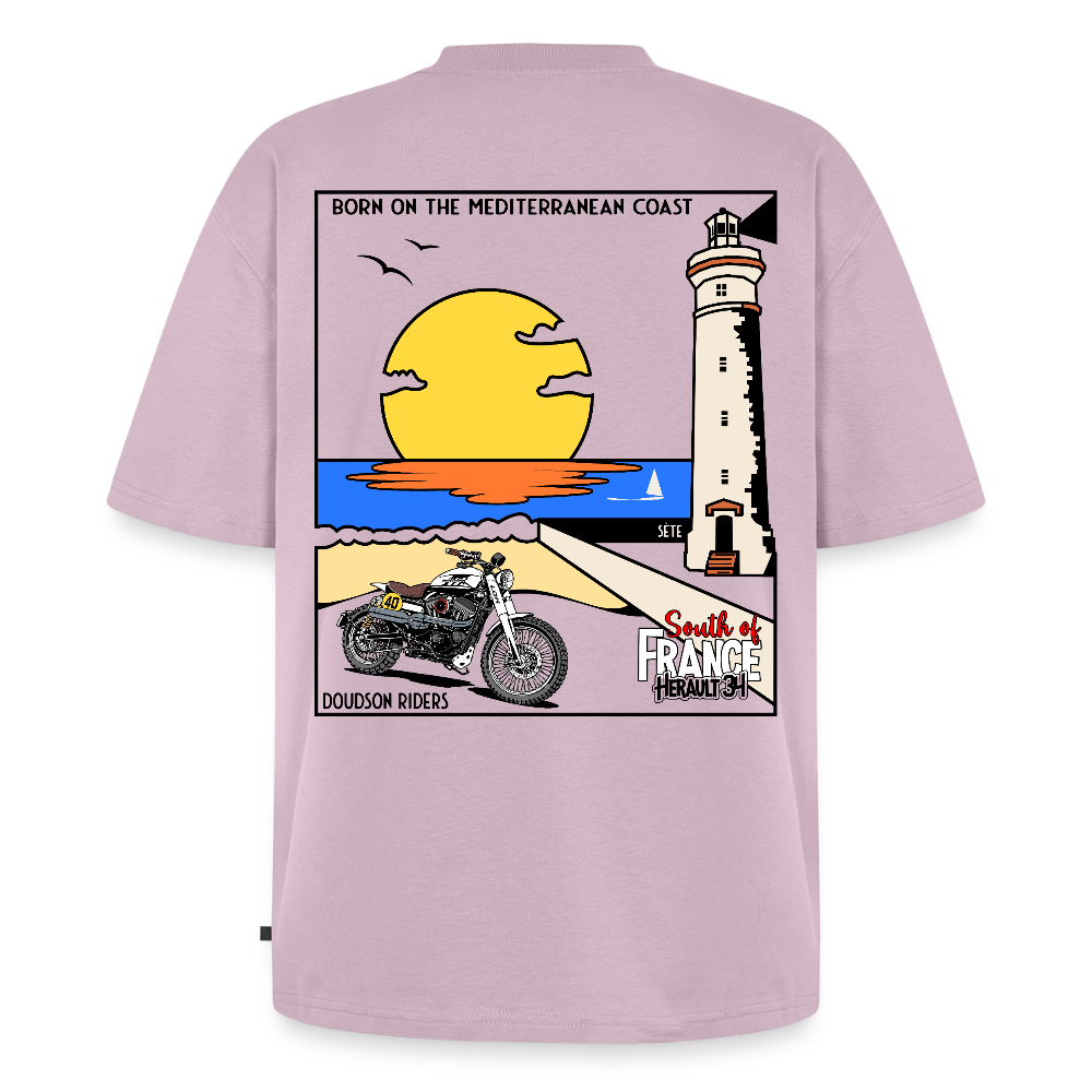 Rider Landscape - Phare de Sète - couleur - rose poudré