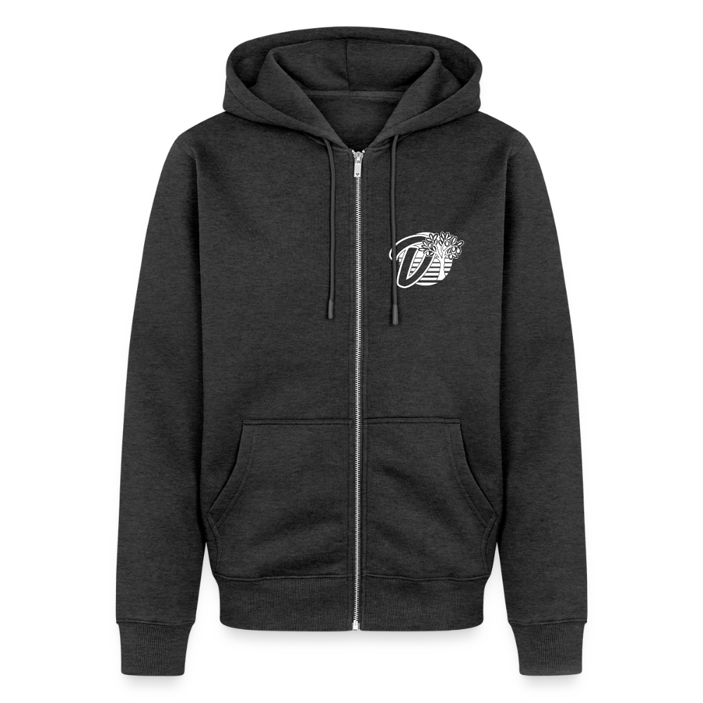 Veste à capuche zippée moto Sport Glide – DOUDSON Factory Racing - anthracite chiné