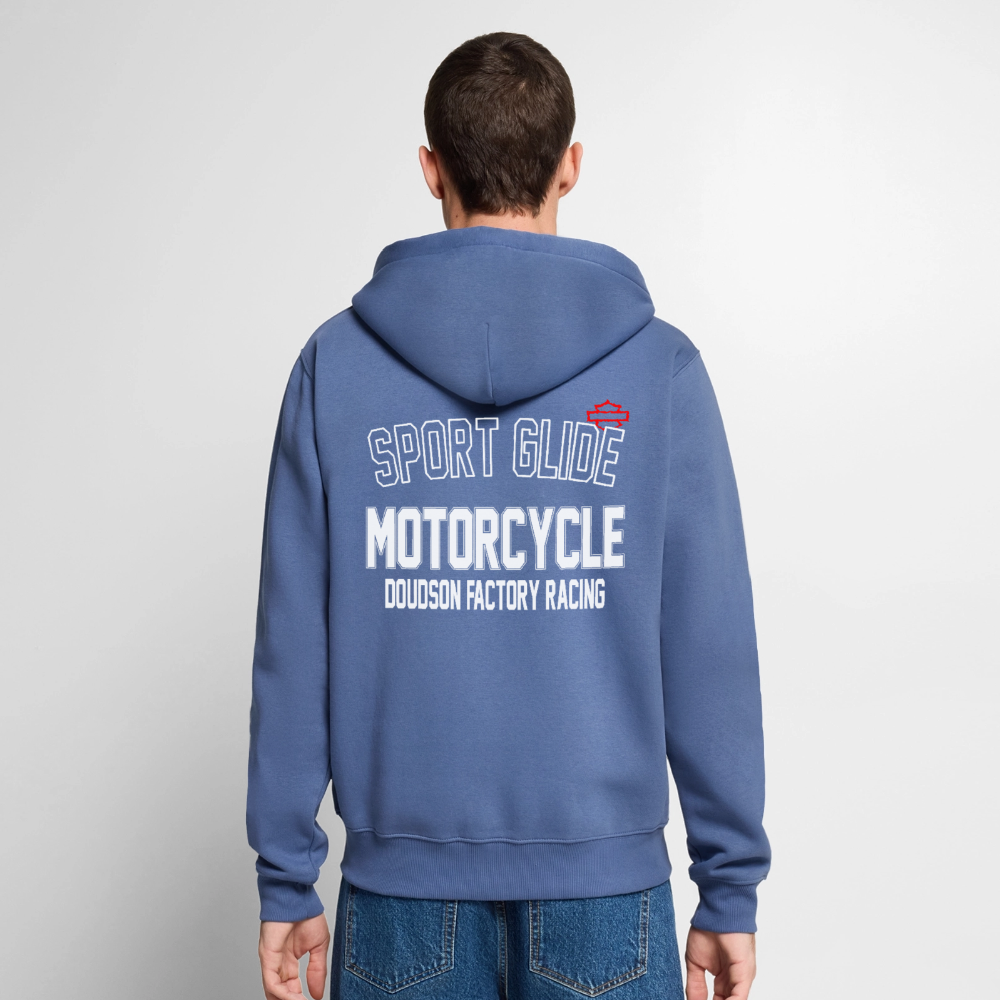 HD - SPORT GLIDE - Veste à capuche Premium Homme - bleu pigeon