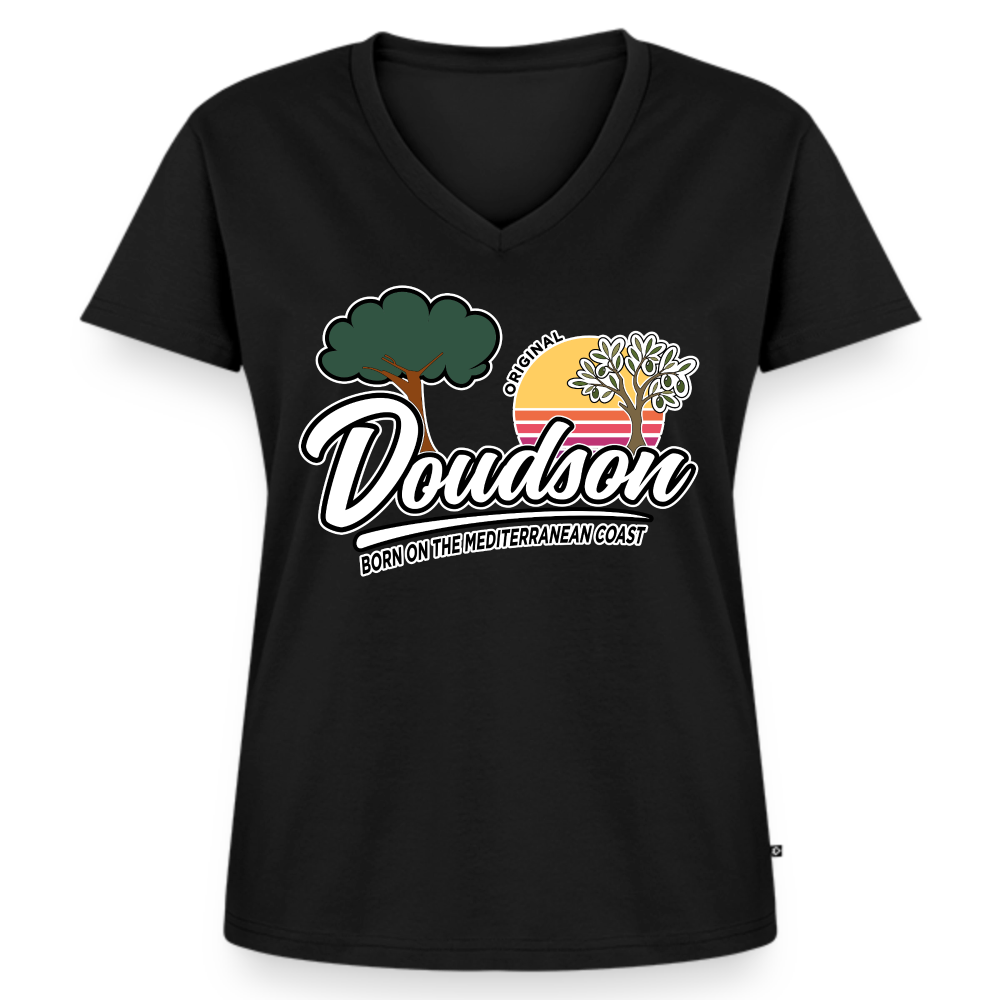 Original - T-shirt encolure en V Premium bio Femme - noir