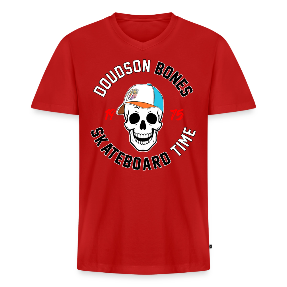 Bones - Skateboard - classique col V - rouge