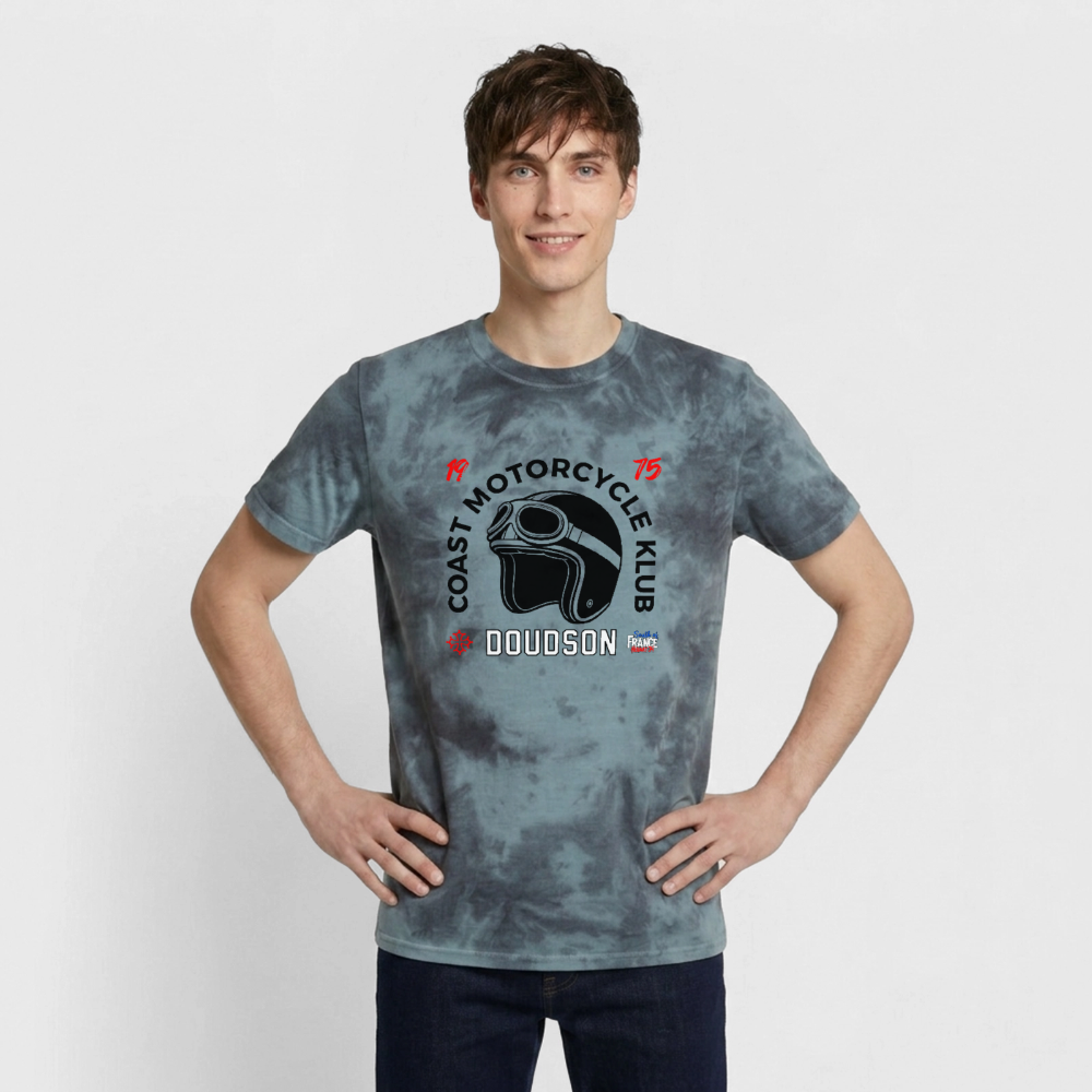 Rider Garage - Le Casque - tie-dye premium - noir/bleu