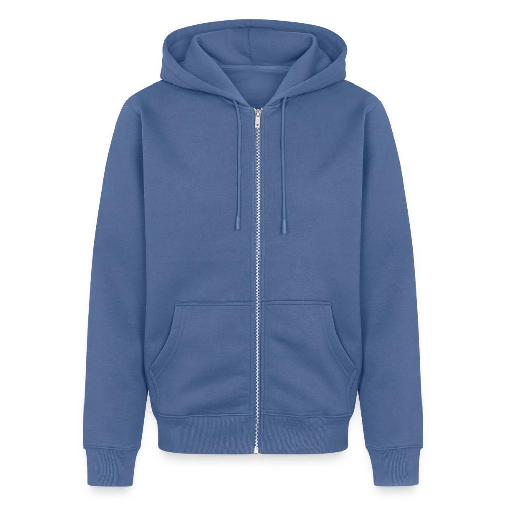 Veste à capuche Premium Homme - bleu pigeon