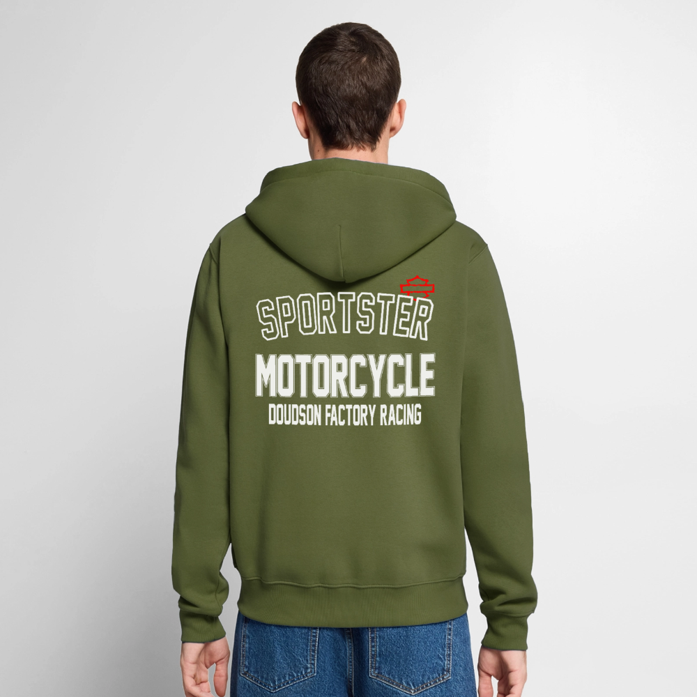 HD - SPORTSTER - Veste à capuche Premium Homme - kaki