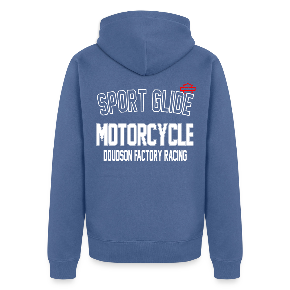 HD - SPORT GLIDE - Veste à capuche Premium Homme - bleu pigeon