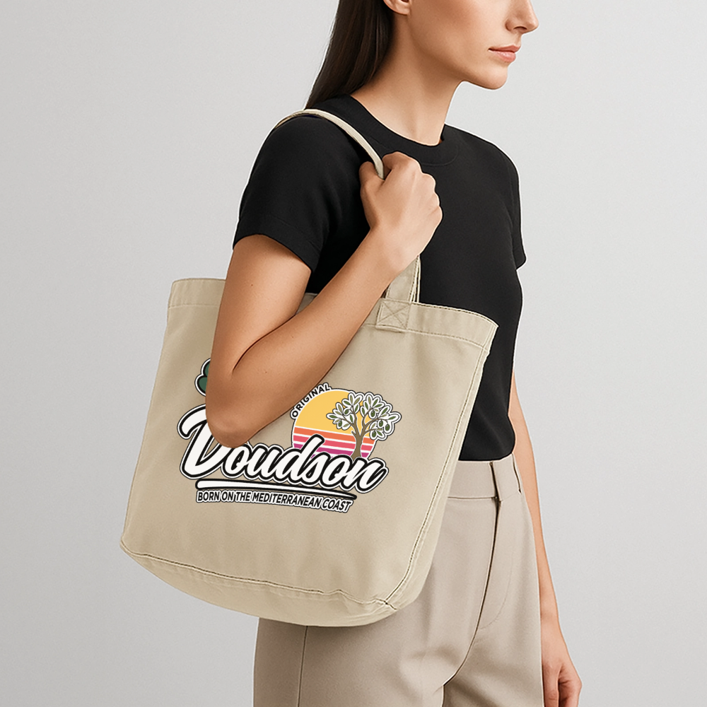 Sac cabas vintage délavé - sable vintage 