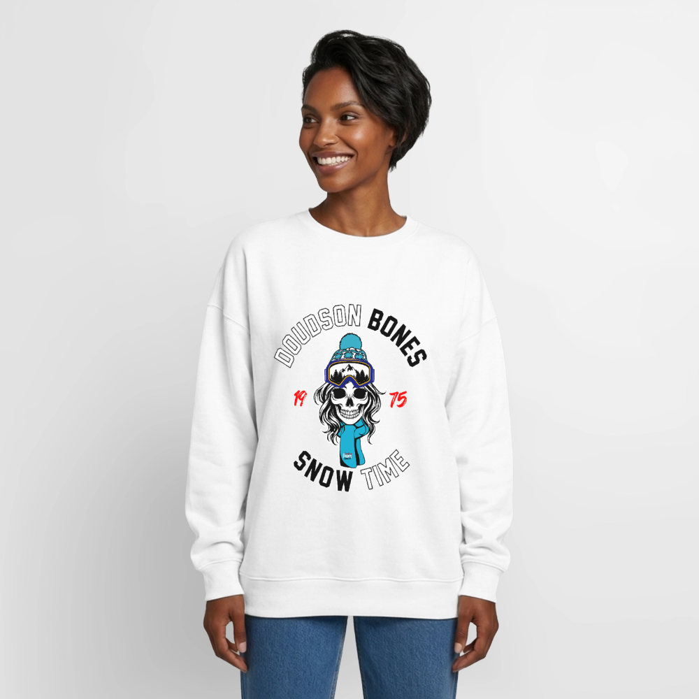 Bones - Snow - Sweat oversize épais SPREAD - blanc